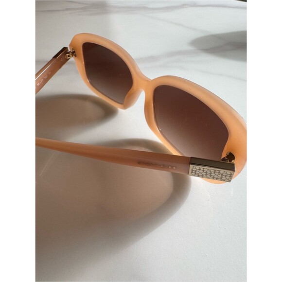 Coach HC8299 L1142 Milky Beige Oversized Sunglasses 56-17-140 main image 6